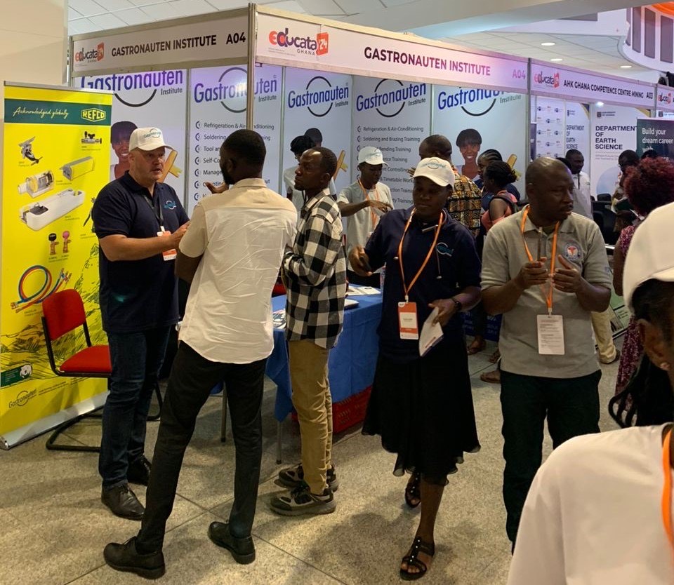 Gastronauten stand at the Educata Ghana education fair